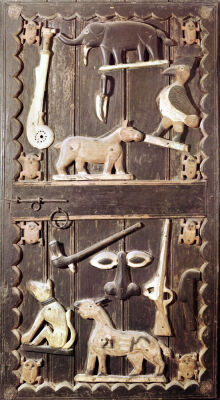 Door of the Royal Palace of Abomey Benin