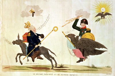 Caricature of the 'Hundred Days' 1815