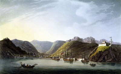 View of the West Side of Porto Ferraio Bay Elba
