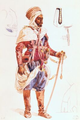 Spahi with his sword c.1854
