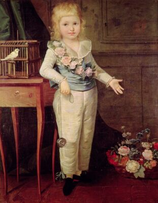 Portrait Presumed to be Louis XVII playing with a Yo-Yo