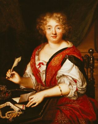 Portrait of Madame de Sevigne Writing