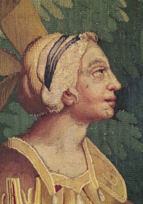 Cephalus and Procris detail of the head of Procris