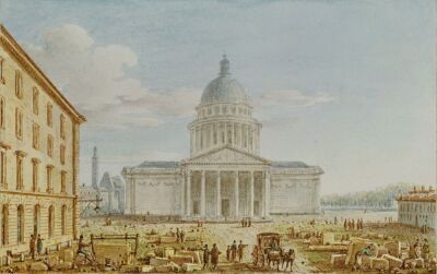 View of the Church of St. Genevieve the Pantheon