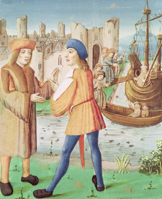 The departure of Aeneas from 'The Aeneid' 1469