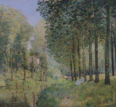 The Rest by the Stream. Edge of the Wood 1872