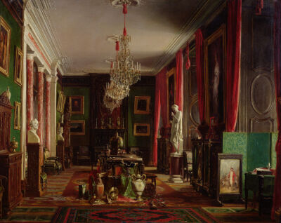 Interior of the Office of Alfred Emilien Count of Nieuwerkerke