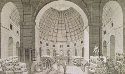 View of the Wheat Market and the Cupola