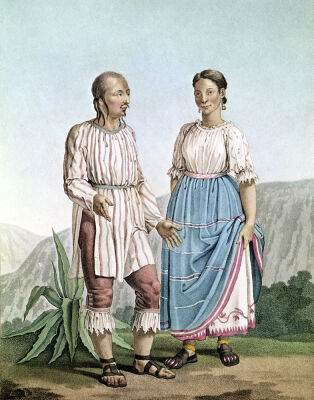 Costumes of the Indians of Michouacan from 'Voyages aux Regions Equinoxiales du Nouveau Continent'