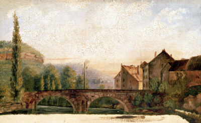 The Pont de Nahin at Ornans c.1837