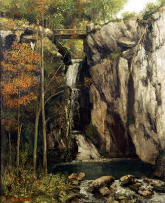 The Chasm at Conches 1864
