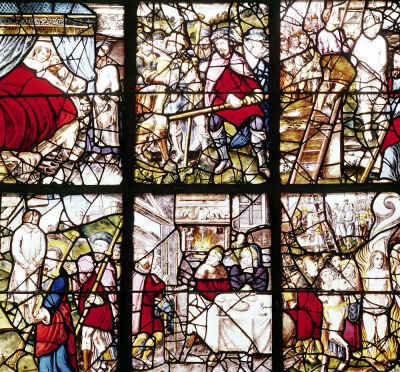 Window of the Pilgrims of St. James of Compostela 1593
