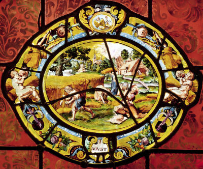 Window depicting August from Montigny