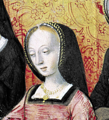 The Author Offering his Book to Anne of Brittany