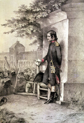 Napoleon I at the Siege of the Tuileries 1792