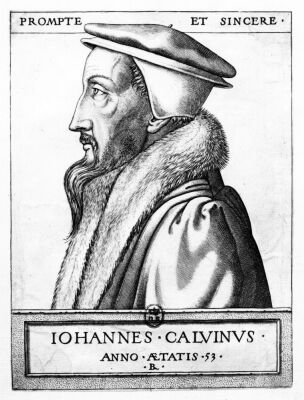 Portrait of John Calvin 1564