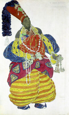 The Great Eunuch costume design for the ballet 'Scheherazade'