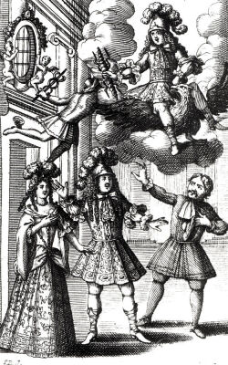 Frontispiece for 'Amphitryon' by Moliere