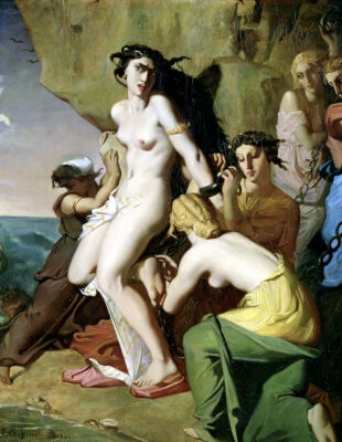 Andromeda Tied to the Rock by the Nereids 1840