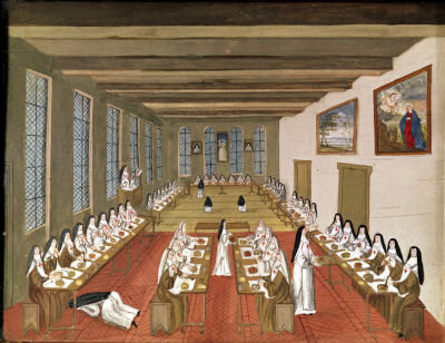 View of the Refectory from 'L'Abbaye de Port-Royal' c.1710