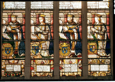 Window depicting Francois de Bourbon Prince Dauphin