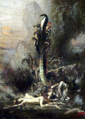 Hercules and the Lernaean Hydra after Gustave Moreau c.1876