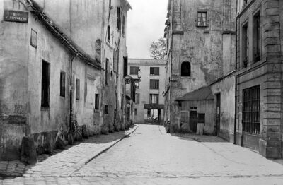 Rue des Marmousets Saint-Marcel from rue Saint-Hippolyte Paris