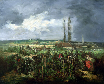 The Grape Harvest at Argenteuil 1875