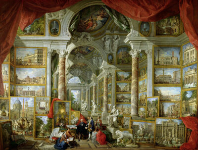 Gallery with Views of Modern Rome, 1759