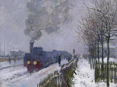 Train in the Snow or The Locomotive, 1875