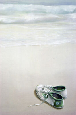 Gym Shoes on Beach