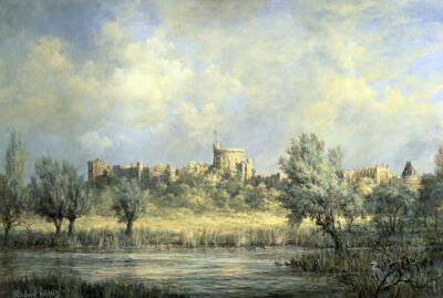 Windsor Castle: from the River Thames