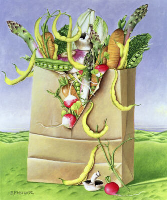 Paper Bag with Vegetables, 1992