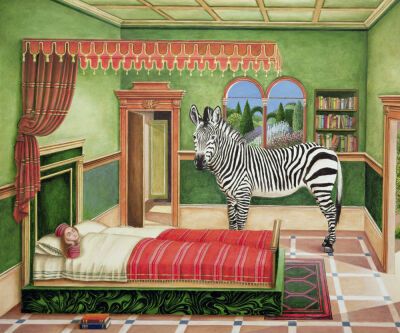 Zebra in a Bedroom, 1996