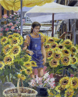 The Sunflower Seller