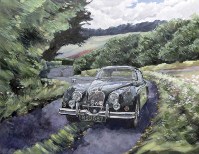 Jaguar XK150 Cruising