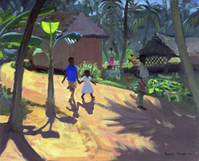 Road to Kovalum Beach, Kerala, 1996