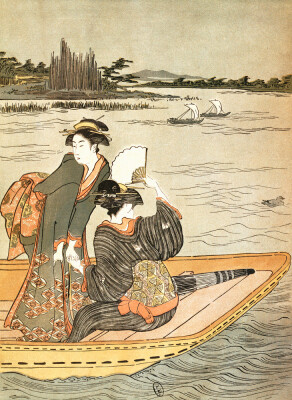 Women on a boat trip