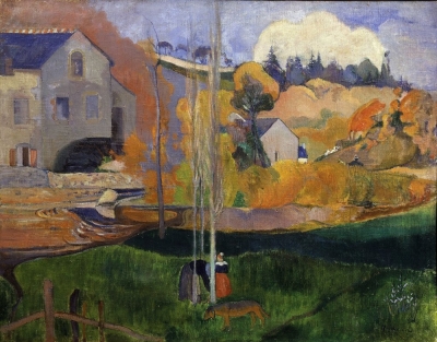 Paysage de Bretagne, Le moulin David, 1894
