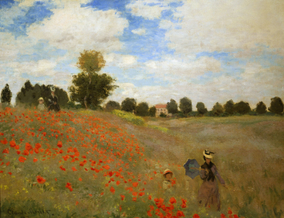 Poppies near Argenteuil, 1873