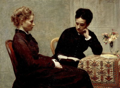 La lecture (reading), 1877