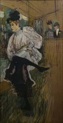 Jane Avril dancing