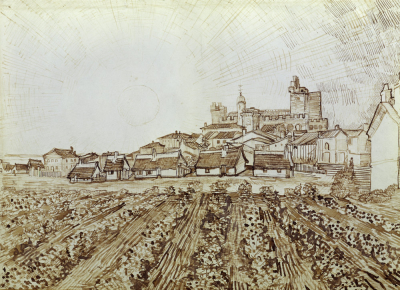 View of Saintes-Maries