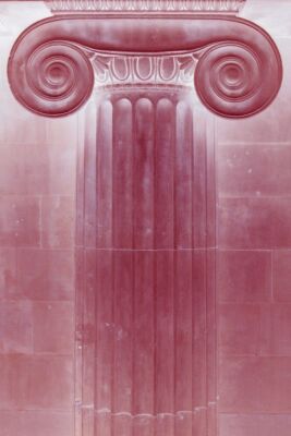 Red Classical Column